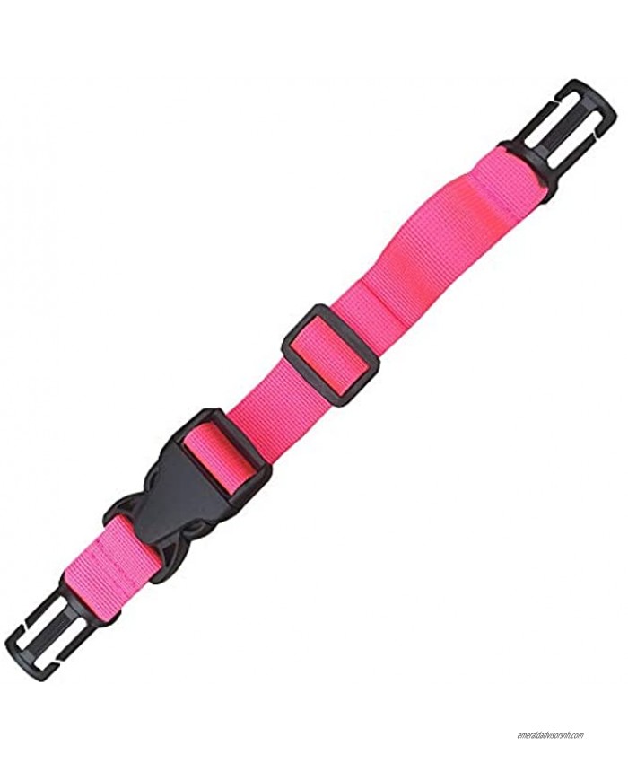 Amlrt Backpack Chest Strap- Nylon -Suitable for Webbing on The Backpack up to1in. Pink