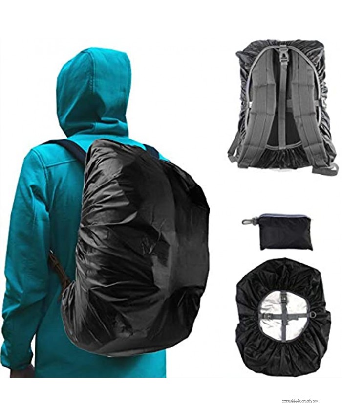 Frelaxy Waterproof Backpack Rain Cover 2021 Upgraded Triple Waterproofing Antislip Cross Buckle Strap Ultralight Compact Portable for Hiking Camping Biking Outdoor Traveling