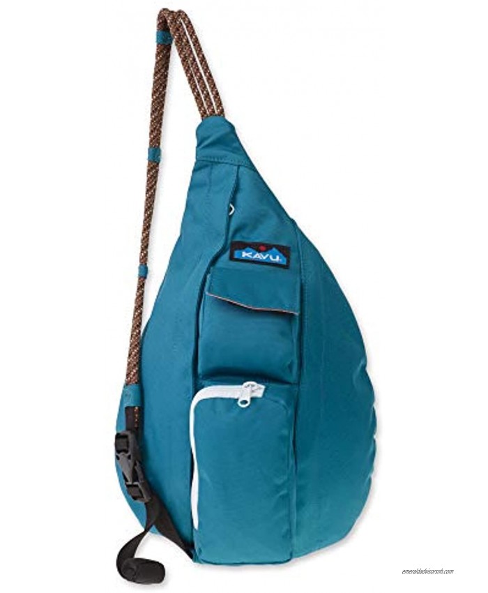 KAVU Mini Rope Sling Bag Polyester Crossbody Backpack Tranquil