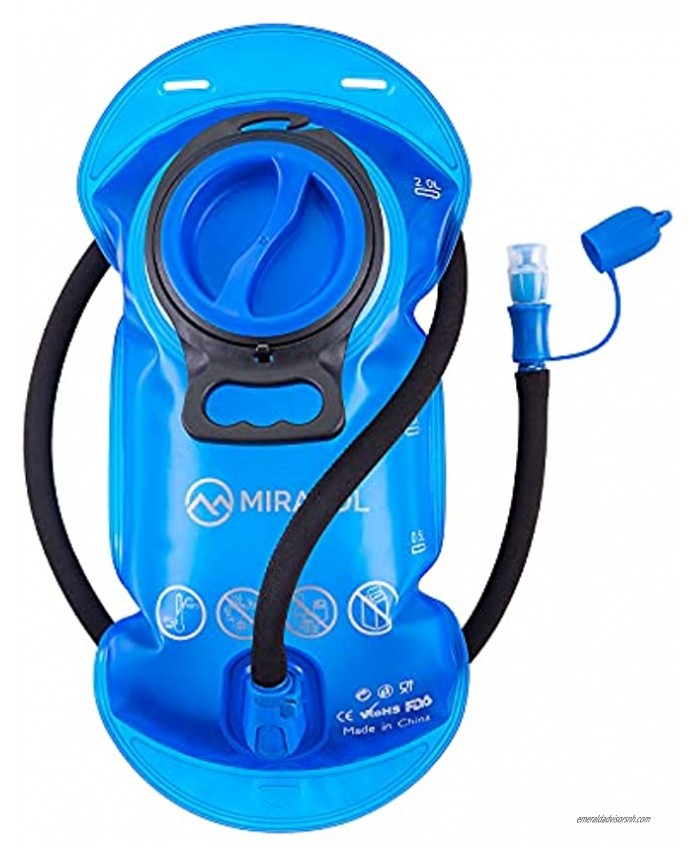 MIRACOL Hydration Bladder 2 Liter 70 oz Reservoir Best Cycling Hiking Camping Backpack