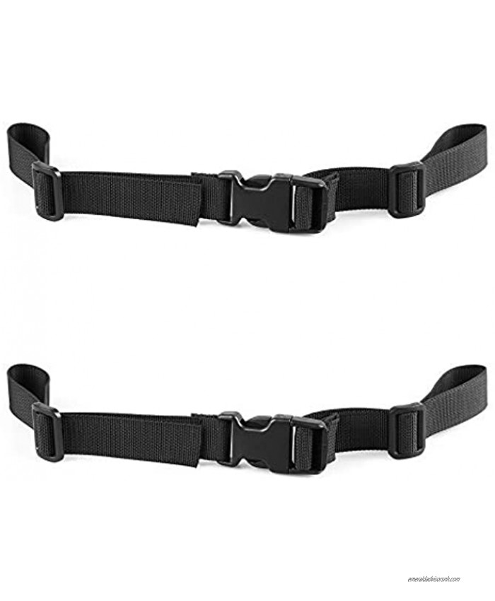 XTACER Backpack Chest Strap Adjustable Backpack Sternum Strap Chest Belt with Buckle Pack of 2