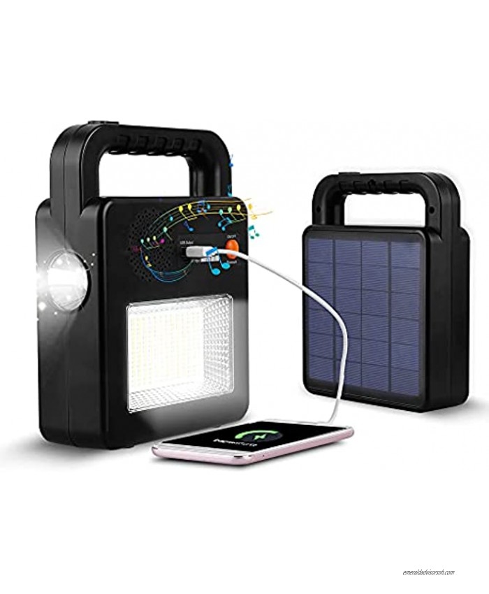 Solar Camping Lights Battery Operated Emergency Light,Handheld Solar Camping Flashlights,3 Modes of USB Rechargeable Solar Powered Lanterns for Outdoor Indoor Camping Fishing