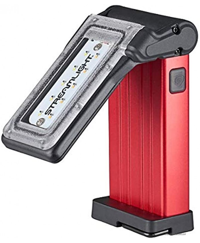 Streamlight 61501 Flipmate USB Rechargeable Multi-Function Compact Work Light Red