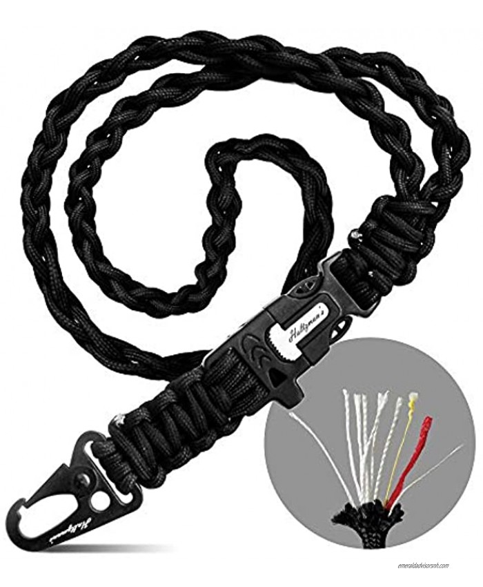 Paracord Lanyard Survival 550 Fish & Fire Cord Men's Gift