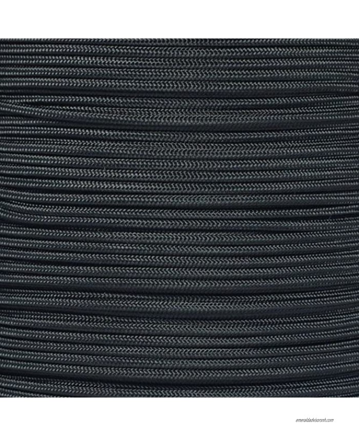 PARACORD PLANET Tactical Nylon Cord 275 LB Tensile Strength 5 Strand Core Paracord Spools 250 Foot and 1000 Foot Size Options