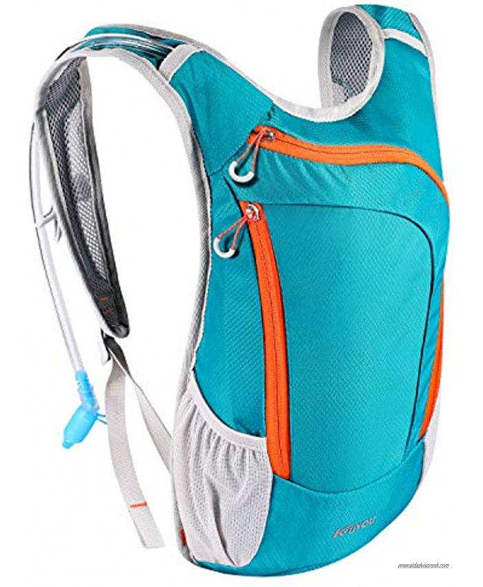 KUYOU Hydration Pack,Hydration Backpack with 2L Hydration Bladder Lightweight Insulation Water Pack for Running Hiking Riding Camping Cycling Climbing Fits Men & Women