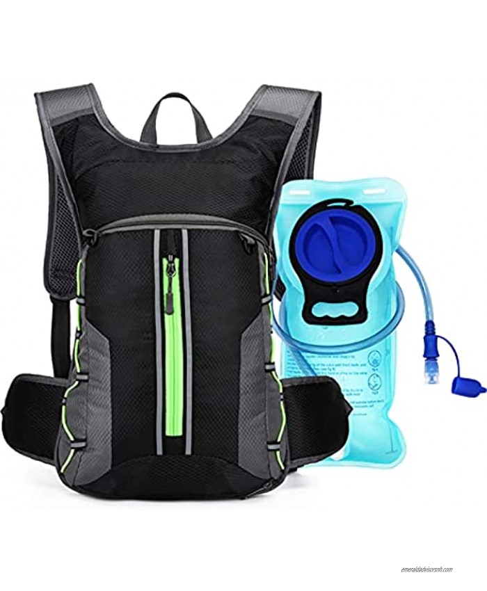 MSTOKIN Hydration Backpack Outdoor Cycling Hiking Hydration Packs with 2L Water Bladder for Camping and Climbing