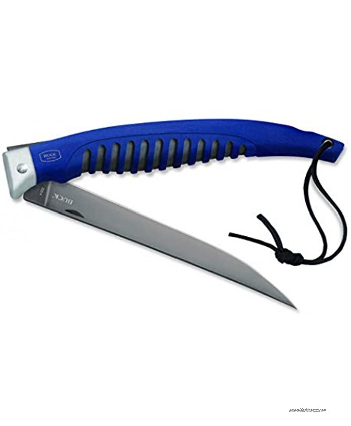 Buck 0220BLS Knives Silver Creek Folding Fillet Fishing Knife Blue 13 3 4-inch