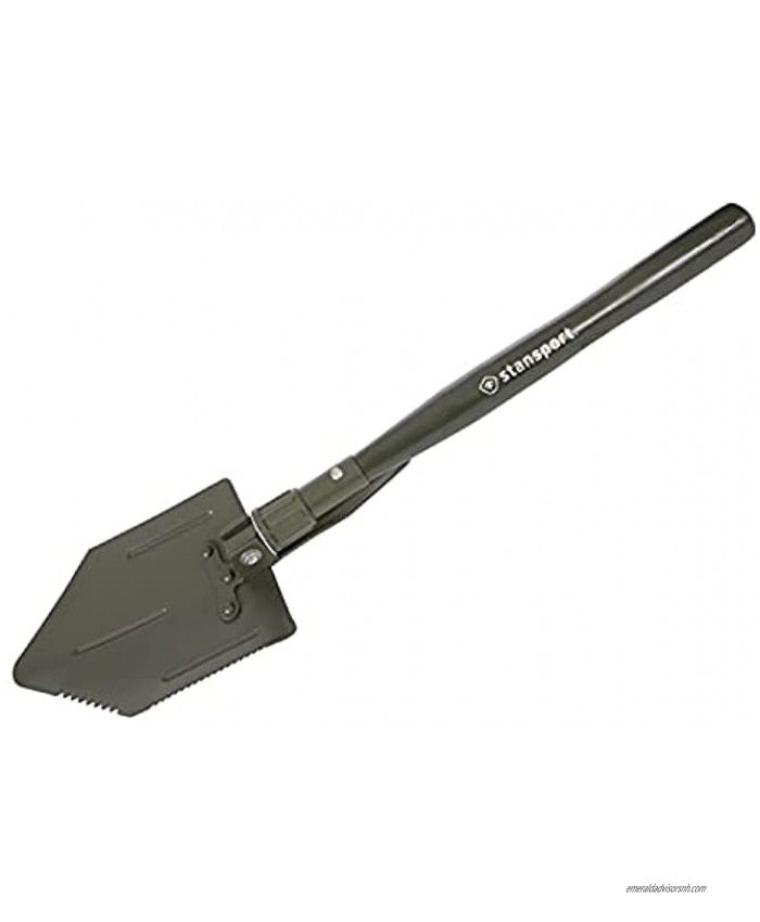 Stansport Combination Folding Pick and Shovel Olive Drab One Size