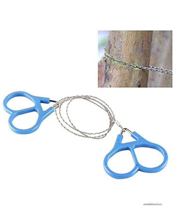 Filfeel Mini Stainless Steel Wire Saw Emergency Camping Hunting Survival Tool Chain High Strength Ring Scroll Travel Hiking Outdoor