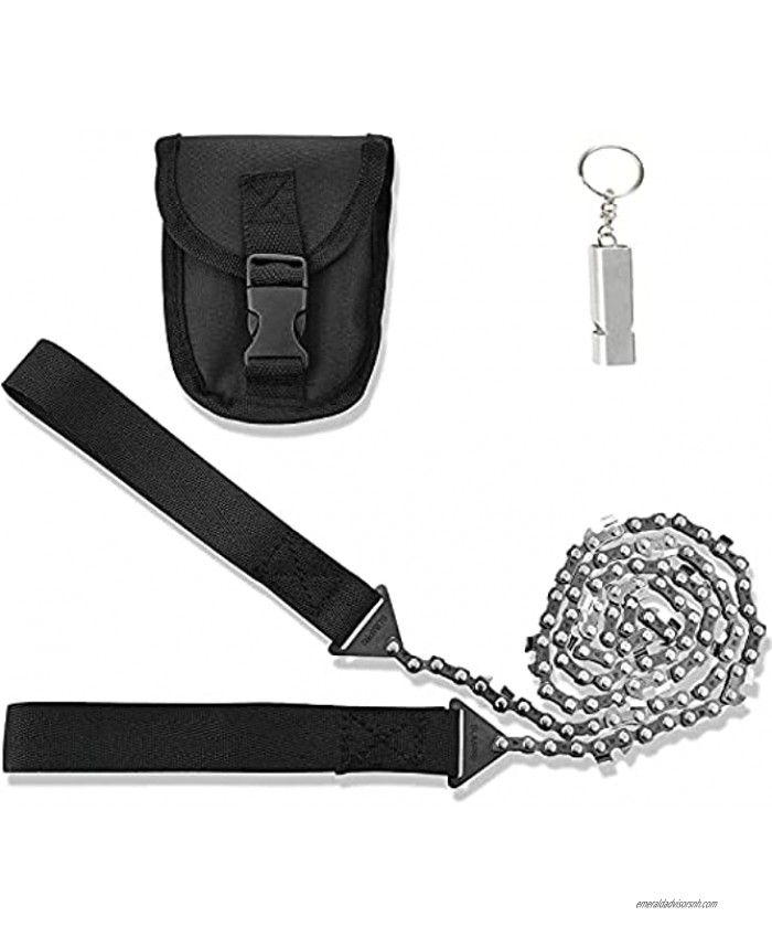 rope saw + whistle,pocket sawwire saw,handle and survival bracelet kit,for outdoor survival equipment,portable compact saw for fast wood and tree cutting
