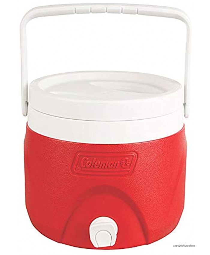 Coleman 2 Gallon Party Stacker Beverage Cooler  Red