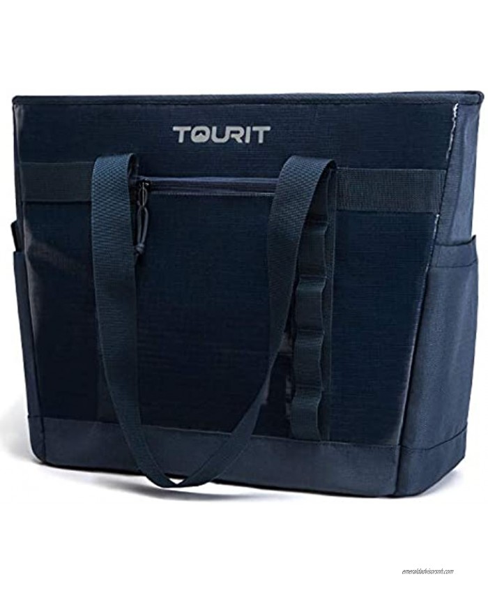 TOURIT Cooler Bag 30 Cans Large Capacity Cooler Tote Insulated Leakproof and Waterproof Lunch Bag Lightweight Soft Cooler for Picnic Beach Work Camping Park or Day Trips