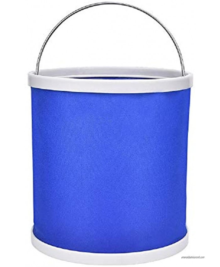 NICEFAN Collapsible Bucket Portable Design Multifunctional Waterproof Lightweight Outdoor Folding Bucket for Camping Fishing Boating Hiking Car Washing and More