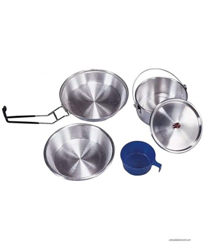 Stansport Mess Kit Extra Heavy Duty Alulminum-Polished