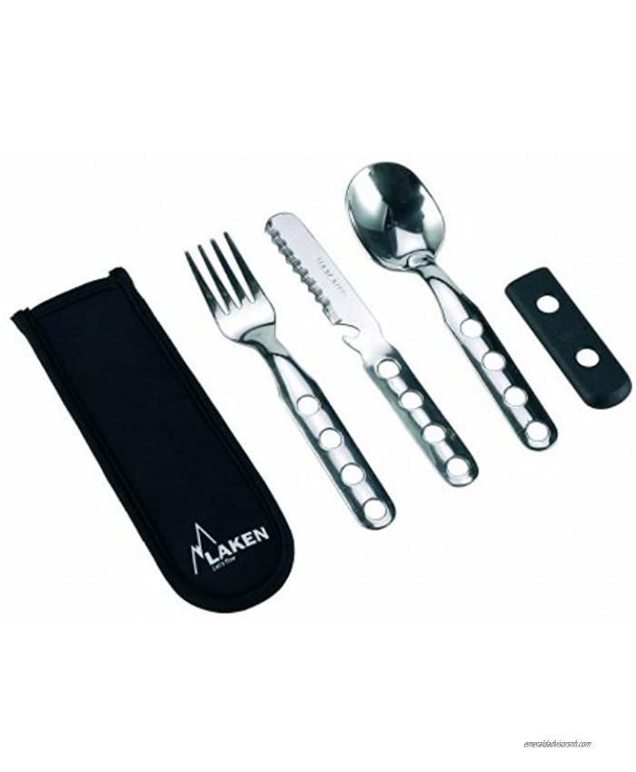 Laken Stainless Steel Cutlery 3 Pcs. Set W neoprene Cover