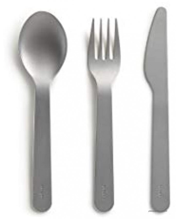 Lekue Basics To Go Cutlery Set includes Fork Knife and Spoon