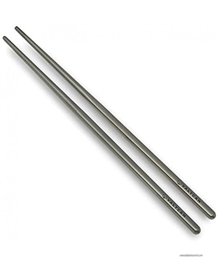 Valtcan Titanium Camping Chopsticks 9 inch 230 mm