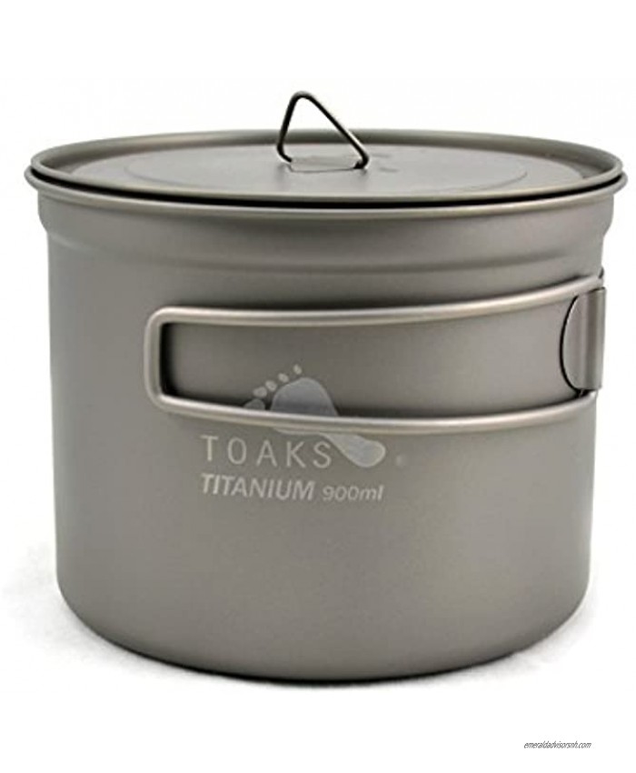 TOAKS Titanium 900ml Pot with 115mm Diameter