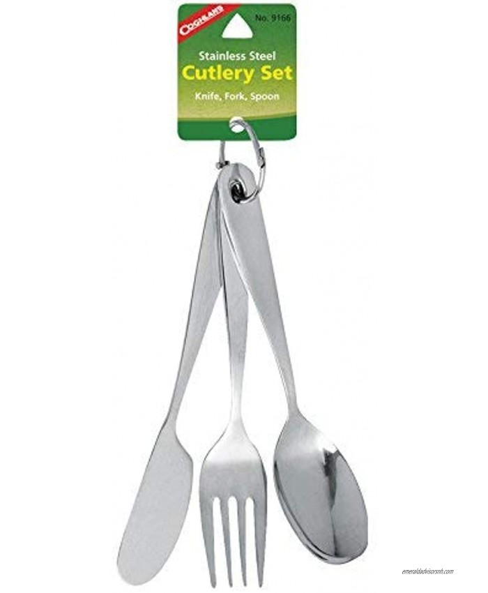 Coghlan's Stainless Steel Cutlery Set 3-Piece