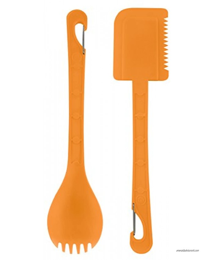 UST KLIPP Serving Set with a Spork and Spatula with a BPA Free Dishwasher Safe Construction for Cooking Camping Hiking and Outdoor Survival