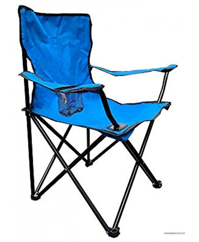 Beach Camping Folding Chair Beach Chair Super Light Backpack with Cup Holder and Handbag Camping Barbecue Beach Travel Picnic Festival Compact and Heavy-Duty Blue