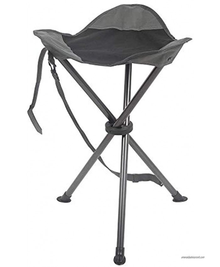 PORTAL Tall Slacker Chair Folding Tripod Stool for Outdoor Camping Walking Hunting Hiking Fishing Travel Support 225 lbs