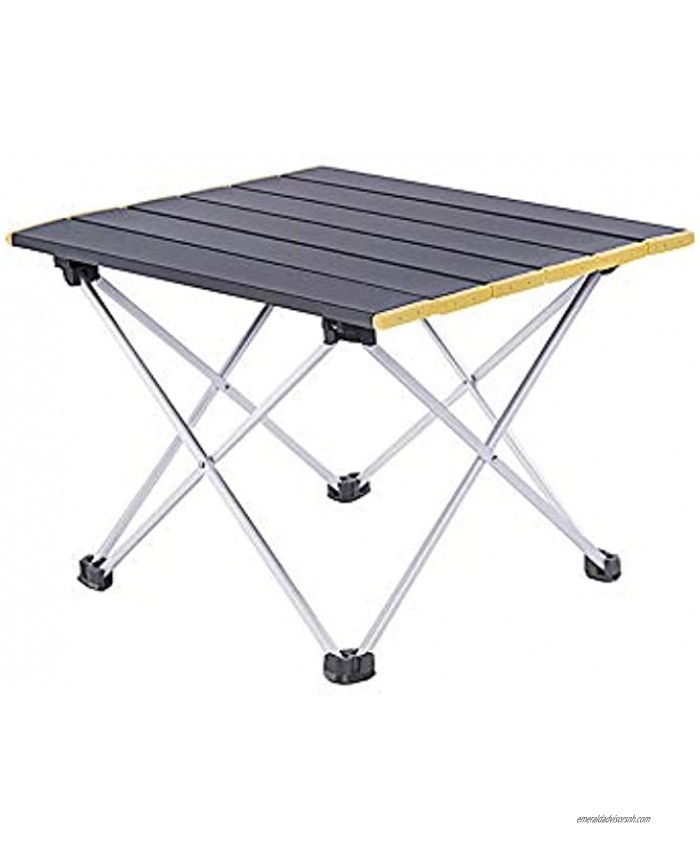 Foldable Portable Aluminum Table with Carry Bag for Outdoor Camping Hiking and Picnic