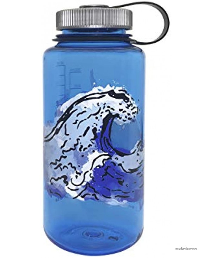 Nalgene Unisex – Adult WH Water Bottle Elements Blue 1 L