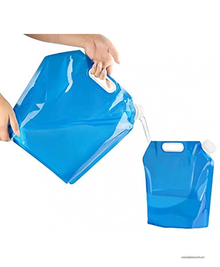 Water Bags Storage 5L 10L Collapsible Water Container Foldable Portable for Camping Hiking Picnic Travel BBQ