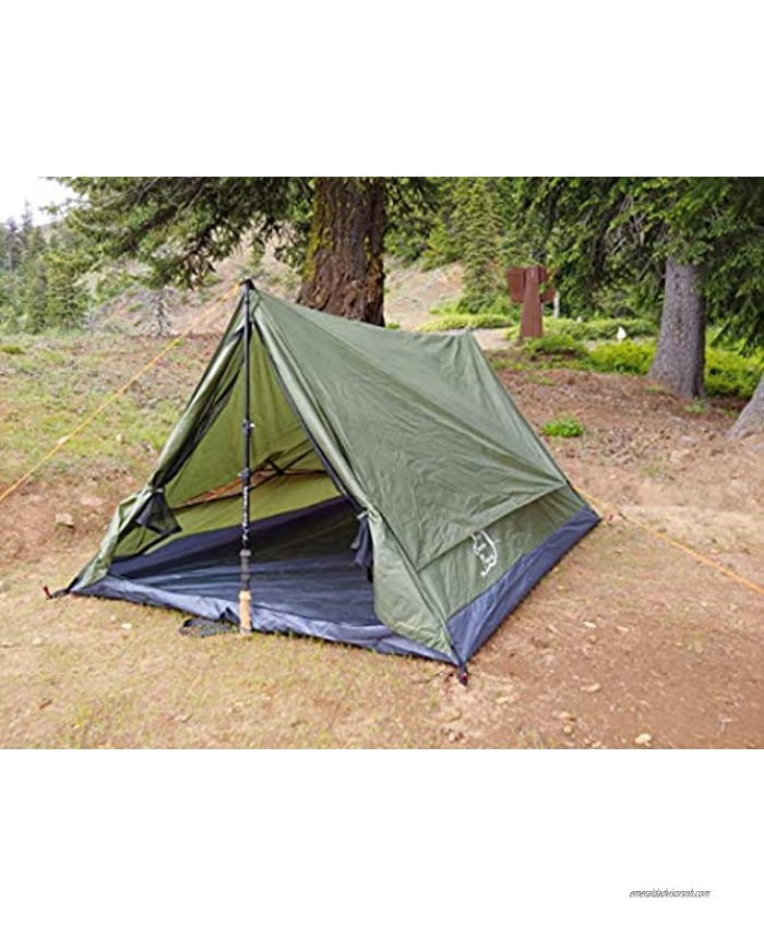 River Country Products Trekker Tent 2.2 Two Person Trekking Pole Backpacking Tent