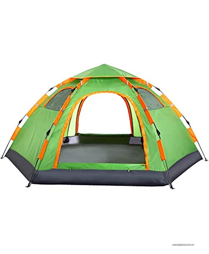 Wnnideo Pop Up Camping Tent 2 4 6 Person Family Portable Instant Tent Double Layer Automatic Tent Waterproof Windproof for Camping Outdoor Hiking for All Seasons