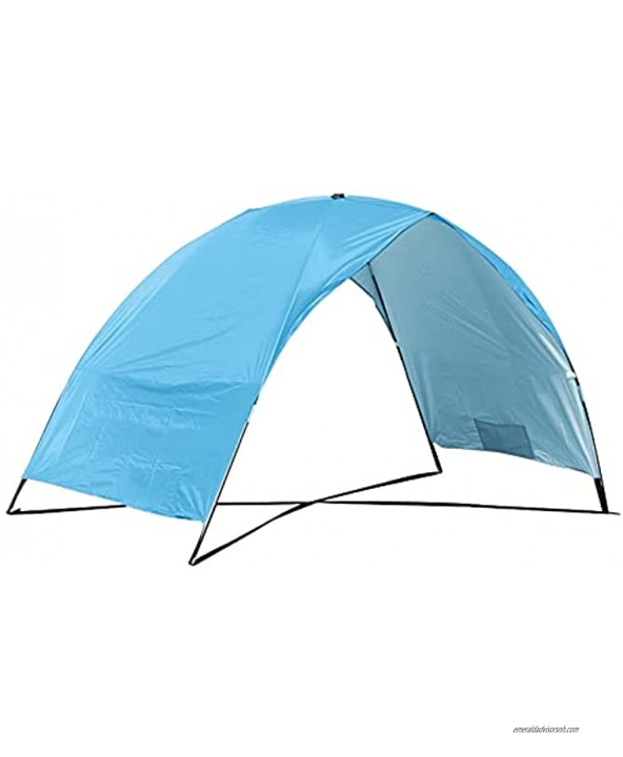 DENPETEC Beach Tent Sun Shelter Light Weight Camping Fishing Tents Beach Shade Anti-UV Portable Sunshade for Summer Camping Hiking Fishing Family Adults