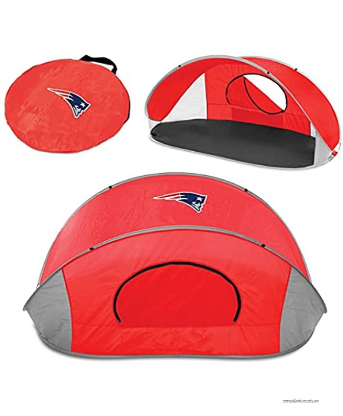 PICNIC TIME Red New England Patriots Manta Sun Shelter