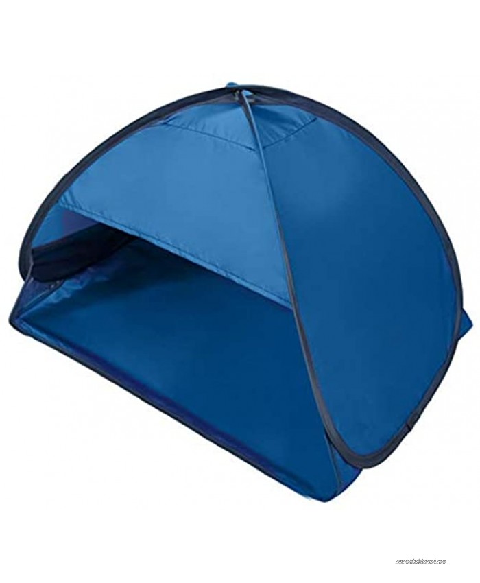 XUEF Sun Shade Canopy Portable Small Sun Beach Shader Beach Shelter Full Automatic 2 Seconds Speed Opening Beach Tent Anti UV for Sunbathing Hiking Camping Beach Traveling
