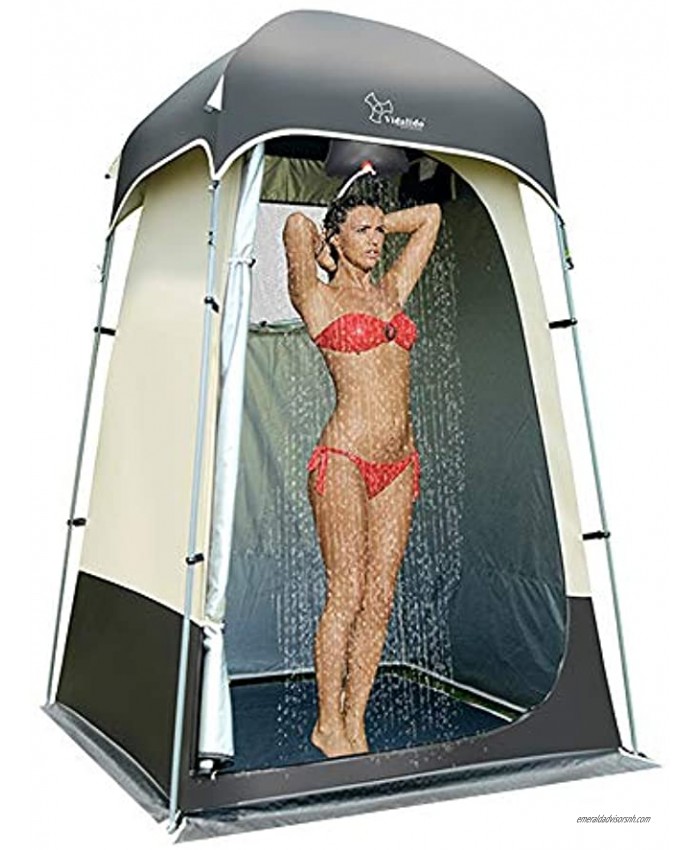 Vidalido Outdoor Shower Tent Changing Room Privacy Portable Camping Shelters
