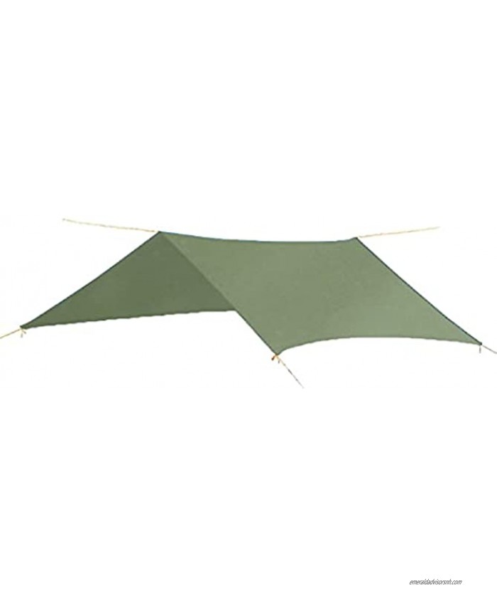 TRIWONDER Waterproof Rain Fly Hammock Camping Shelter Tent Tarp Footprint Sunshade Mat for Hiking Backpacking Beach Picnic Green+Accessories
