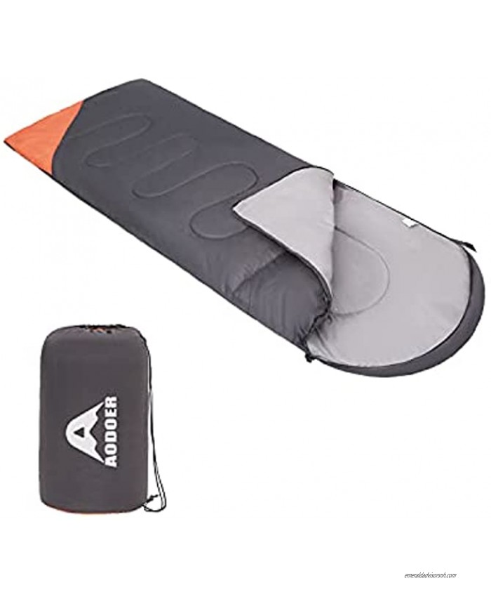 AODOER Sleeping Bag Sleeping Bag for Adults with Compression Sake 3 Season Waterproof Camping Sleeping Bags Portable and Lightweight Backpack Sleeping Bag