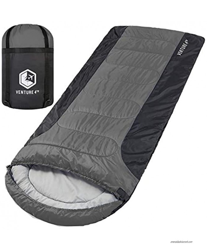 Backpacking Sleeping Bag – Lightweight Warm & Cold Weather Sleeping Bags for Adults Kids & Couples – Ideal for Hiking Camping & Outdoor Adventures – Single XXL and Double