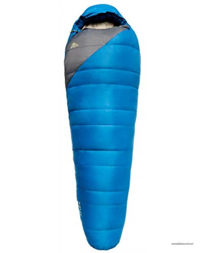 Kelty Cosmic 20 Degree 550 Down Fill Sleeping Bag for 3 Season Camping Premium Thermal Efficiency Soft to Touch Large Footbox Compression Stuff Sack