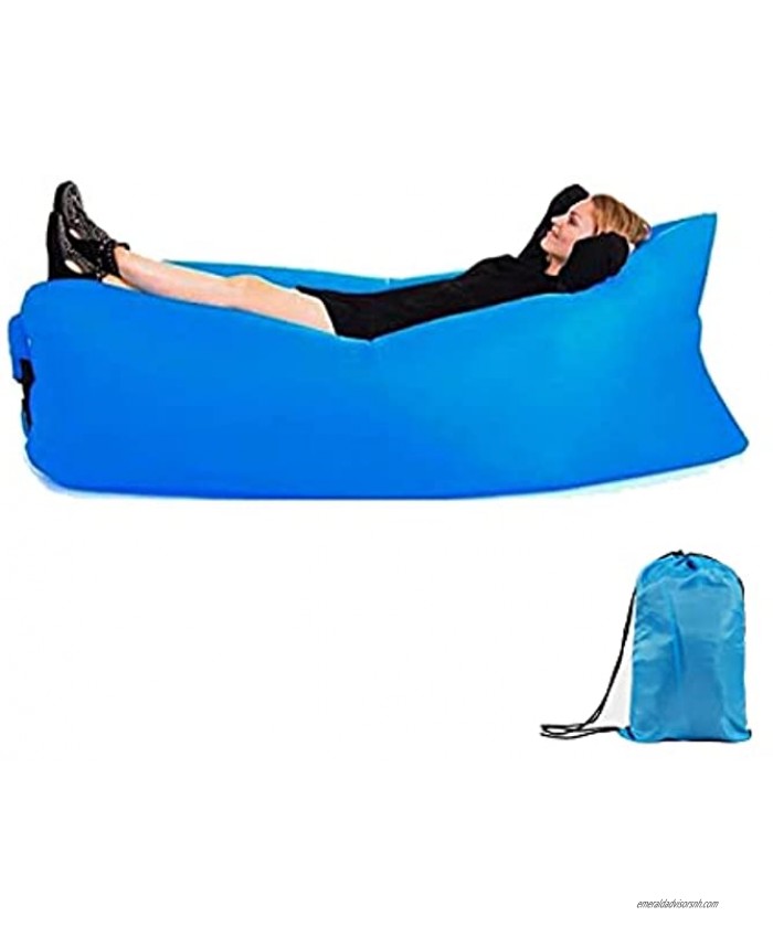 Inflatable Beach Lounge Chair，Camping Chair，Inflatable Lounge Chair with Pillow，Portable，Waterproof，Camping，Travel，Beach，Inflatable Sofa，Ideal for Picnic