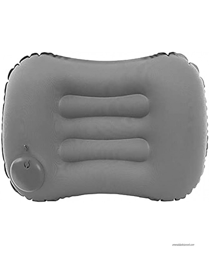 Hand Press Pillows Camping Inflatable Ultralight Compressible Travel Soft Pillows Comfortable Ergonomic for Outdoor Camp Hiking Neck & Lumbar Support Sleep