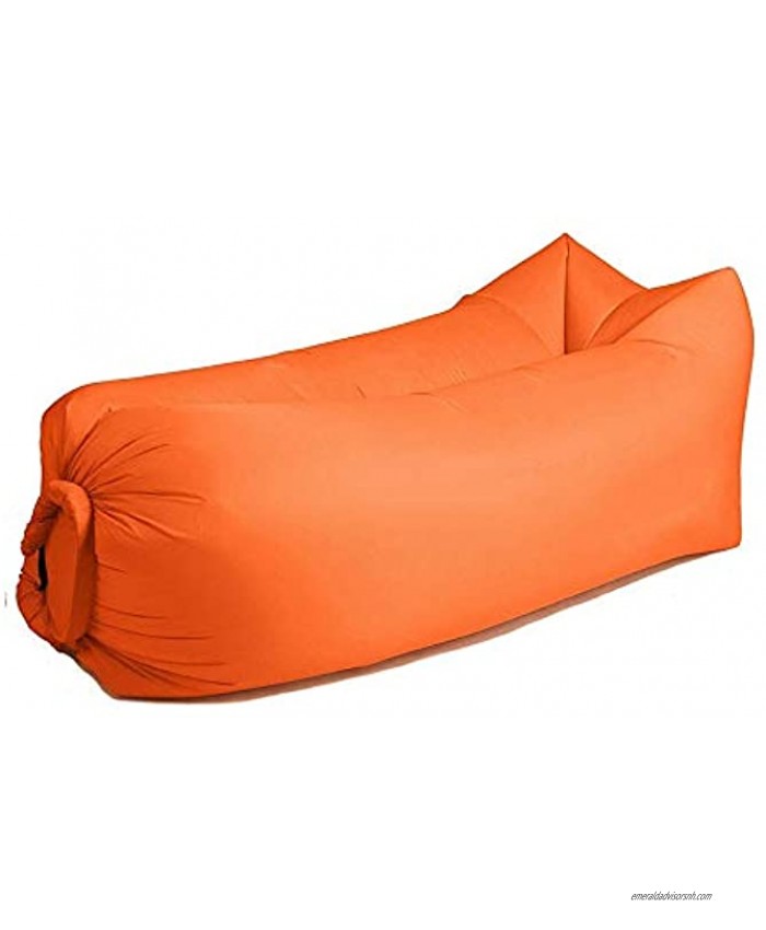 HBKOLEP Inflatable sofa outdoor lazy sofa bed manufacturer portable beach sleeping bag folding single air sofa cushion
