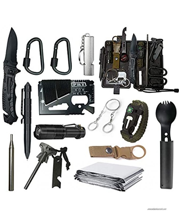 Gifts for Men Dad Husband Boyfriend Survival Gear and Equipment Birthday Christmas Valentines Day Gift Ideas for Teen Boy Emergency Camping Hiking Hunting Fishing Survival Kit
