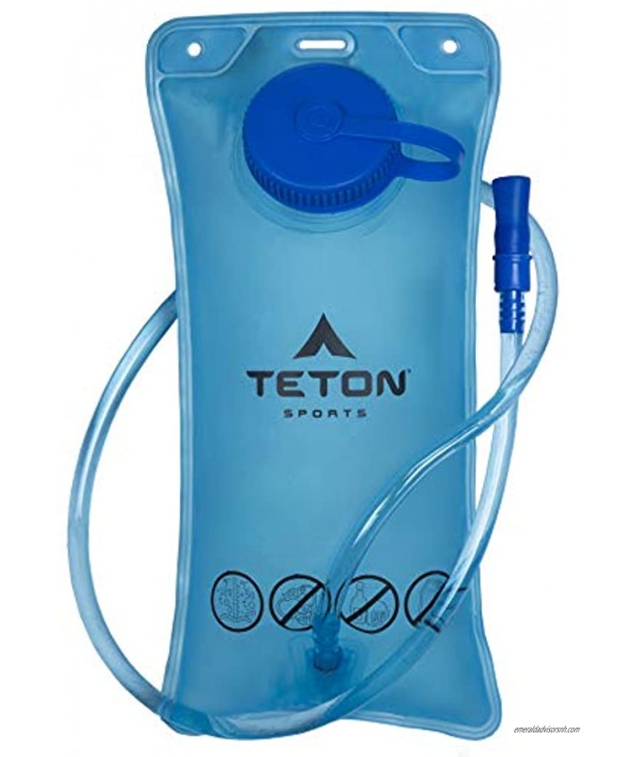 TETON Sports Hydration Bladder; BPA Free Water Reservoir; Easy to Refill and Clean