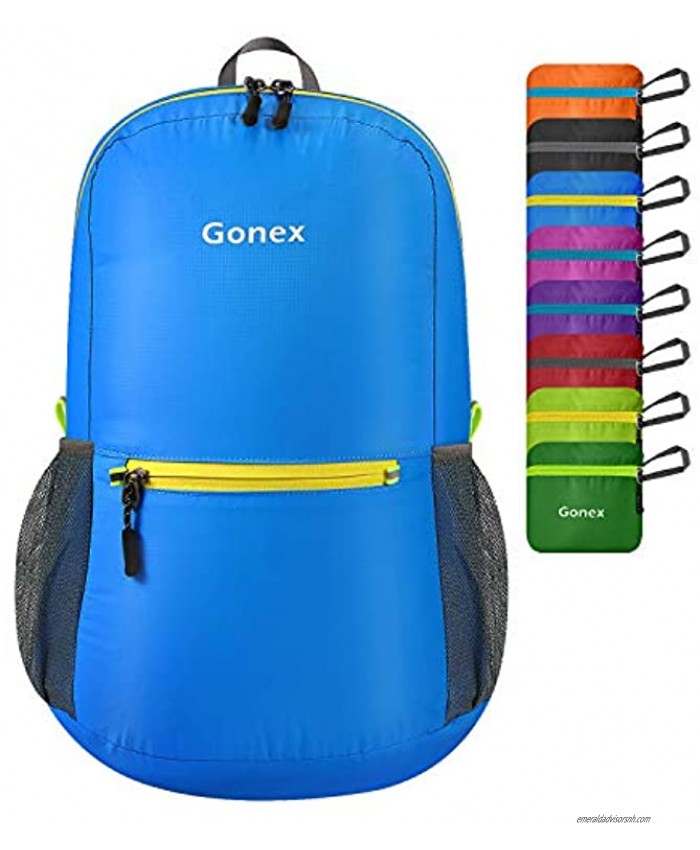 Gonex Ultralight Handy Travel Backpack Packable Daypack 20L