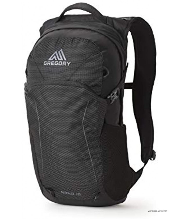 Gregory Mountain Products Nano 18 Everyday Outdoor Backpack Obsidian Black one Size