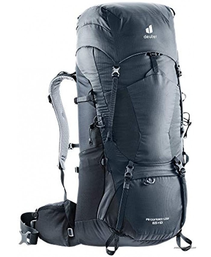 DEUTER Unisex– Adult's Aircontact Lite 65+10 Trekking backpack Graphite black 75L EU